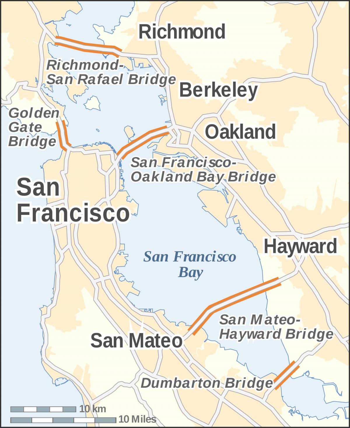 ramani ya San Francisco golden gate bridge