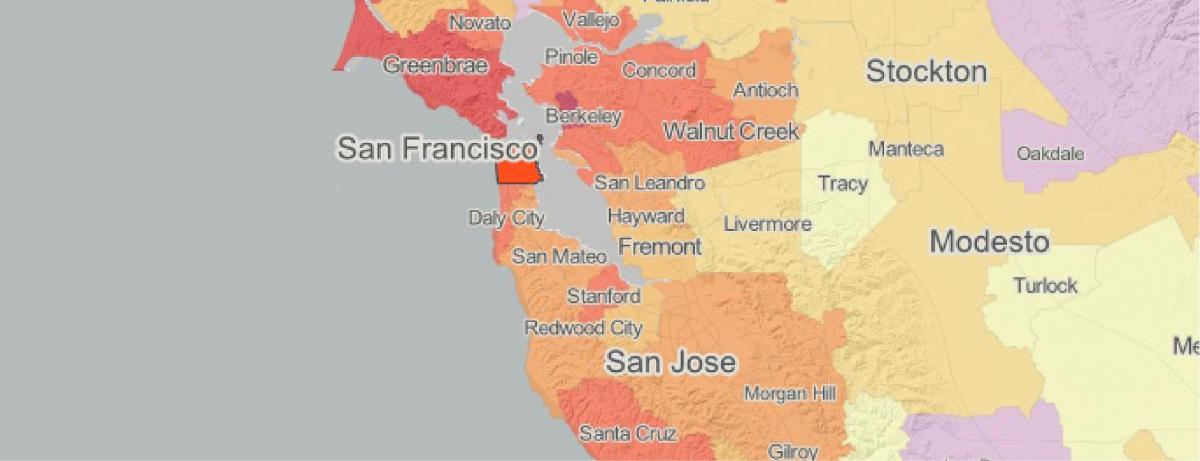 Ramani ya mapp San Francisco