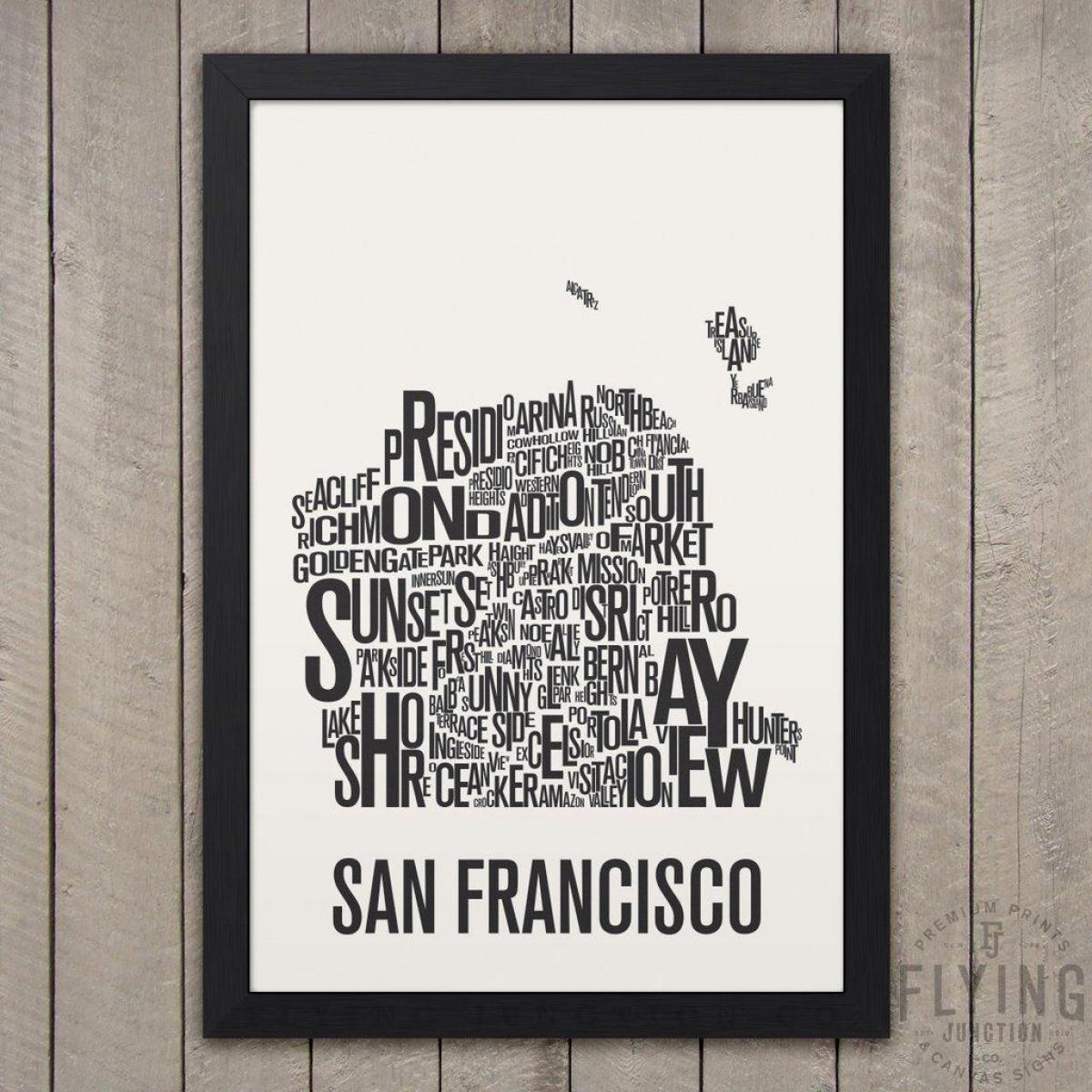 San Francisco uchapaji ramani