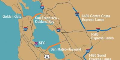 Barabara Toll San Francisco ramani